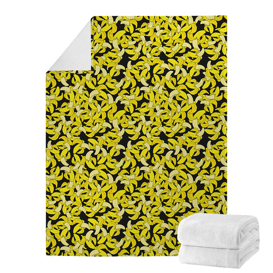 Peeled Banana Pattern Print Blanket