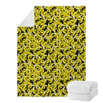 Peeled Banana Pattern Print Blanket