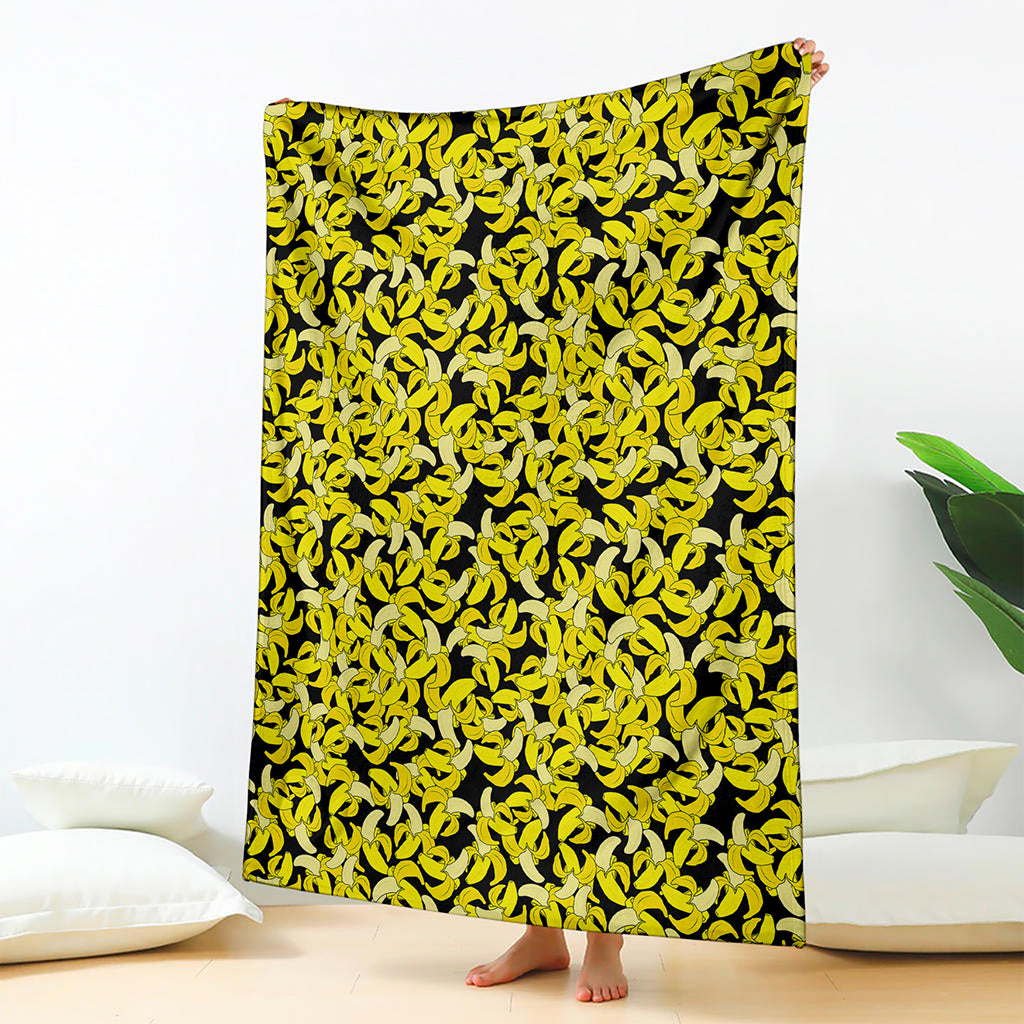 Peeled Banana Pattern Print Blanket