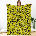 Peeled Banana Pattern Print Blanket