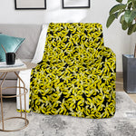 Peeled Banana Pattern Print Blanket