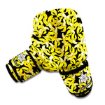 Peeled Banana Pattern Print Boxing Gloves