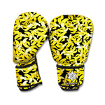 Peeled Banana Pattern Print Boxing Gloves