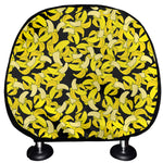 Peeled Banana Pattern Print Car Headrest Covers