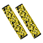 Peeled Banana Pattern Print Car Seat Belt Covers