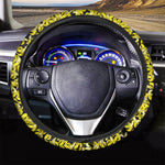 Peeled Banana Pattern Print Car Steering Wheel Cover