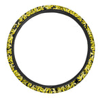 Peeled Banana Pattern Print Car Steering Wheel Cover