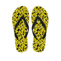 Peeled Banana Pattern Print Flip Flops