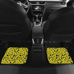 Peeled Banana Pattern Print Front and Back Car Floor Mats