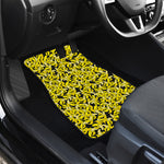 Peeled Banana Pattern Print Front and Back Car Floor Mats