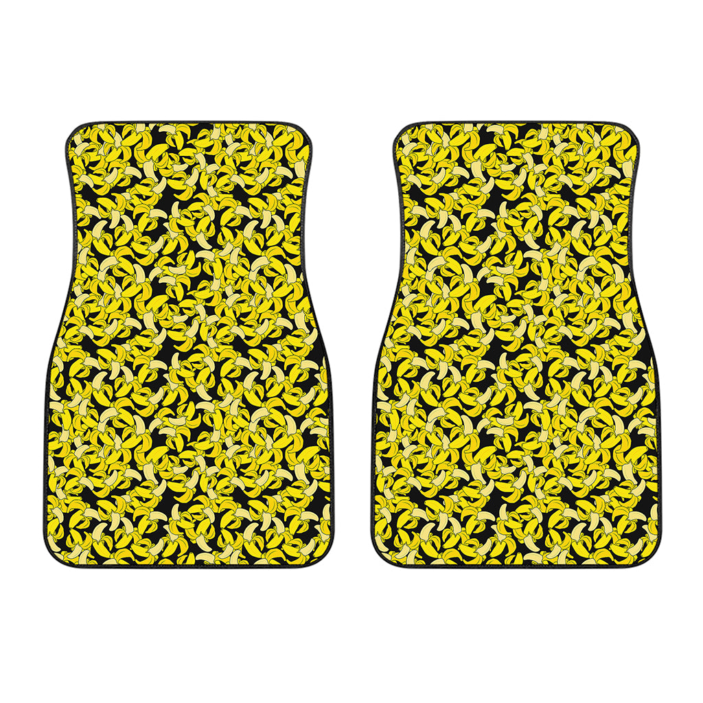 Peeled Banana Pattern Print Front Car Floor Mats