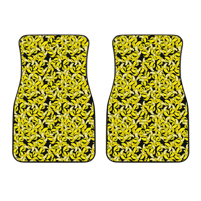 Peeled Banana Pattern Print Front Car Floor Mats