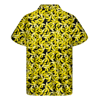 Peeled Banana Pattern Print Men's Short Sleeve Shirt