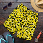 Peeled Banana Pattern Print Men's Shorts