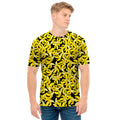 Peeled Banana Pattern Print Men's T-Shirt