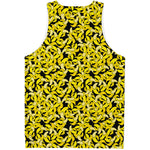 Peeled Banana Pattern Print Men's Tank Top