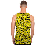 Peeled Banana Pattern Print Men's Tank Top