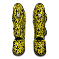Peeled Banana Pattern Print Muay Thai Shin Guards