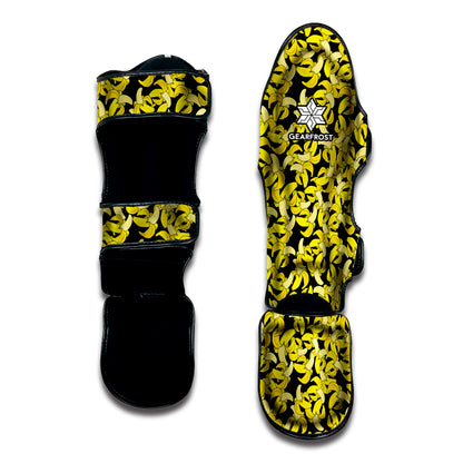Peeled Banana Pattern Print Muay Thai Shin Guard
