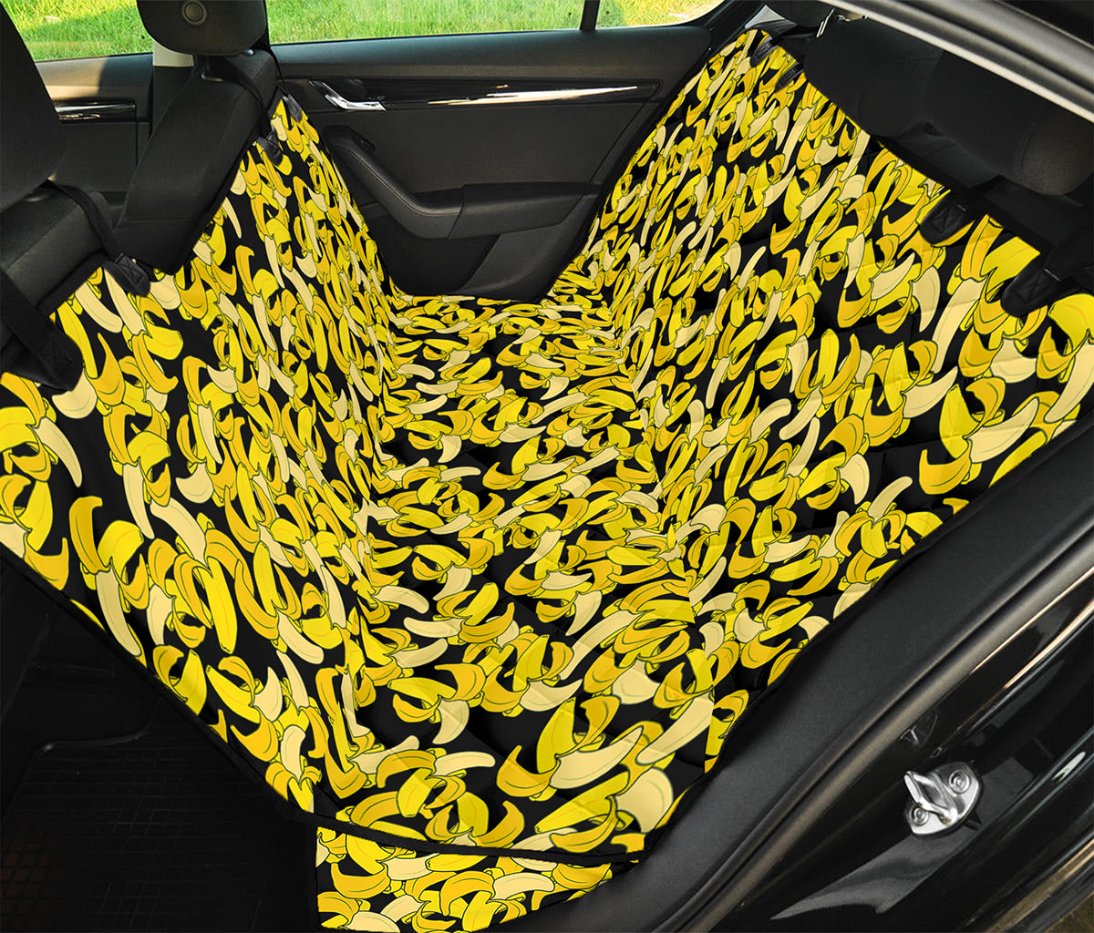 Peeled Banana Pattern Print Pet Car Back Seat Cover
