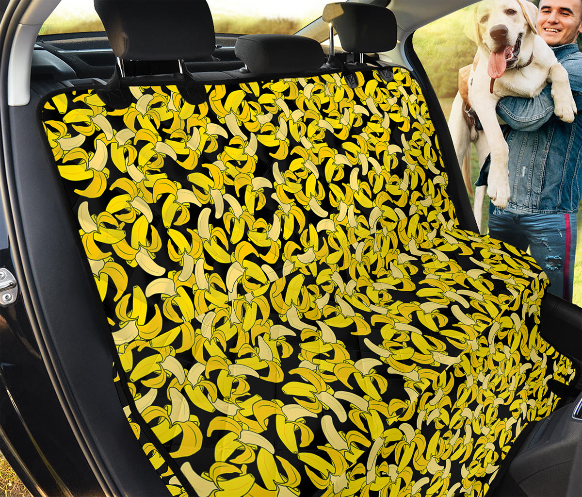 Banana And Monkey Pattern Print Pet Car Back Seat Cover – GearFrost