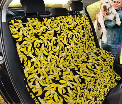 Peeled Banana Pattern Print Pet Car Back Seat Cover