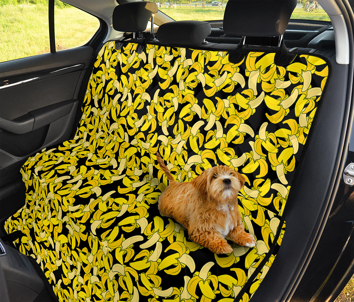 Peeled Banana Pattern Print Pet Car Back Seat Cover
