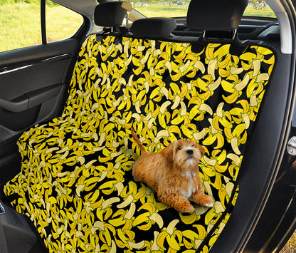 Peeled Banana Pattern Print Pet Car Back Seat Cover