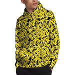 Peeled Banana Pattern Print Pullover Hoodie