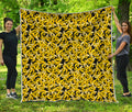 Peeled Banana Pattern Print Quilt