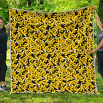 Peeled Banana Pattern Print Quilt