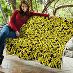 Peeled Banana Pattern Print Quilt