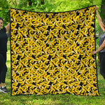 Peeled Banana Pattern Print Quilt