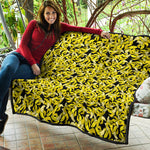 Peeled Banana Pattern Print Quilt
