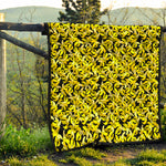 Peeled Banana Pattern Print Quilt