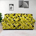 Peeled Banana Pattern Print Sofa Cover