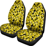 Peeled Banana Pattern Print Universal Fit Car Seat Covers