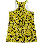 Peeled Banana Pattern Print Women's Racerback Tank Top