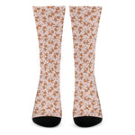 Pembroke Welsh Corgi Pattern Print Crew Socks