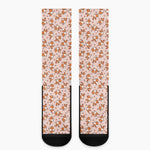 Pembroke Welsh Corgi Pattern Print Crew Socks
