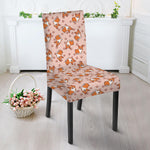 Pembroke Welsh Corgi Pattern Print Dining Chair Slipcover