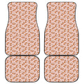 Pembroke Welsh Corgi Pattern Print Front and Back Car Floor Mats
