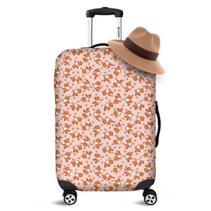 Pembroke Welsh Corgi Pattern Print Luggage Cover