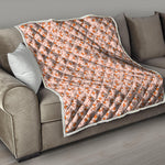 Pembroke Welsh Corgi Pattern Print Quilt