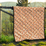 Pembroke Welsh Corgi Pattern Print Quilt