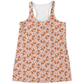 Pembroke Welsh Corgi Pattern Print Women's Racerback Tank Top
