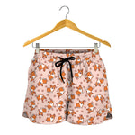 Pembroke Welsh Corgi Pattern Print Women's Shorts