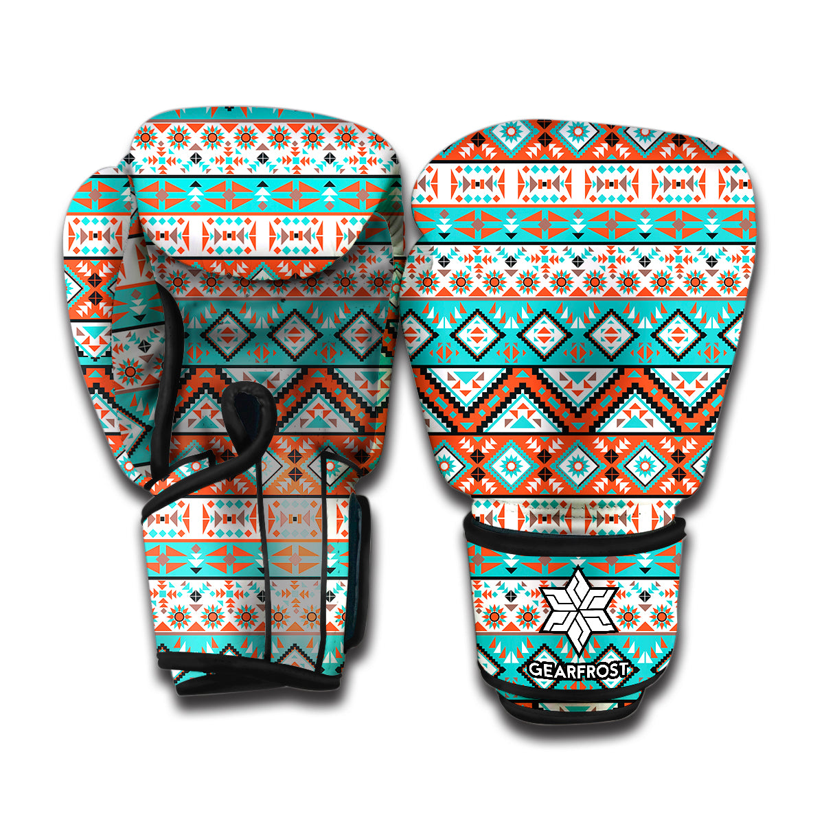 Pendleton Navajo Geometric Pattern Print Boxing Gloves