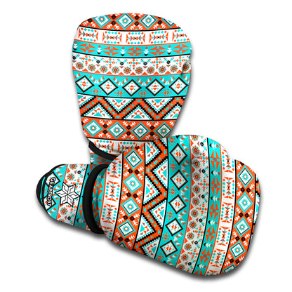 Pendleton Navajo Geometric Pattern Print Boxing Gloves