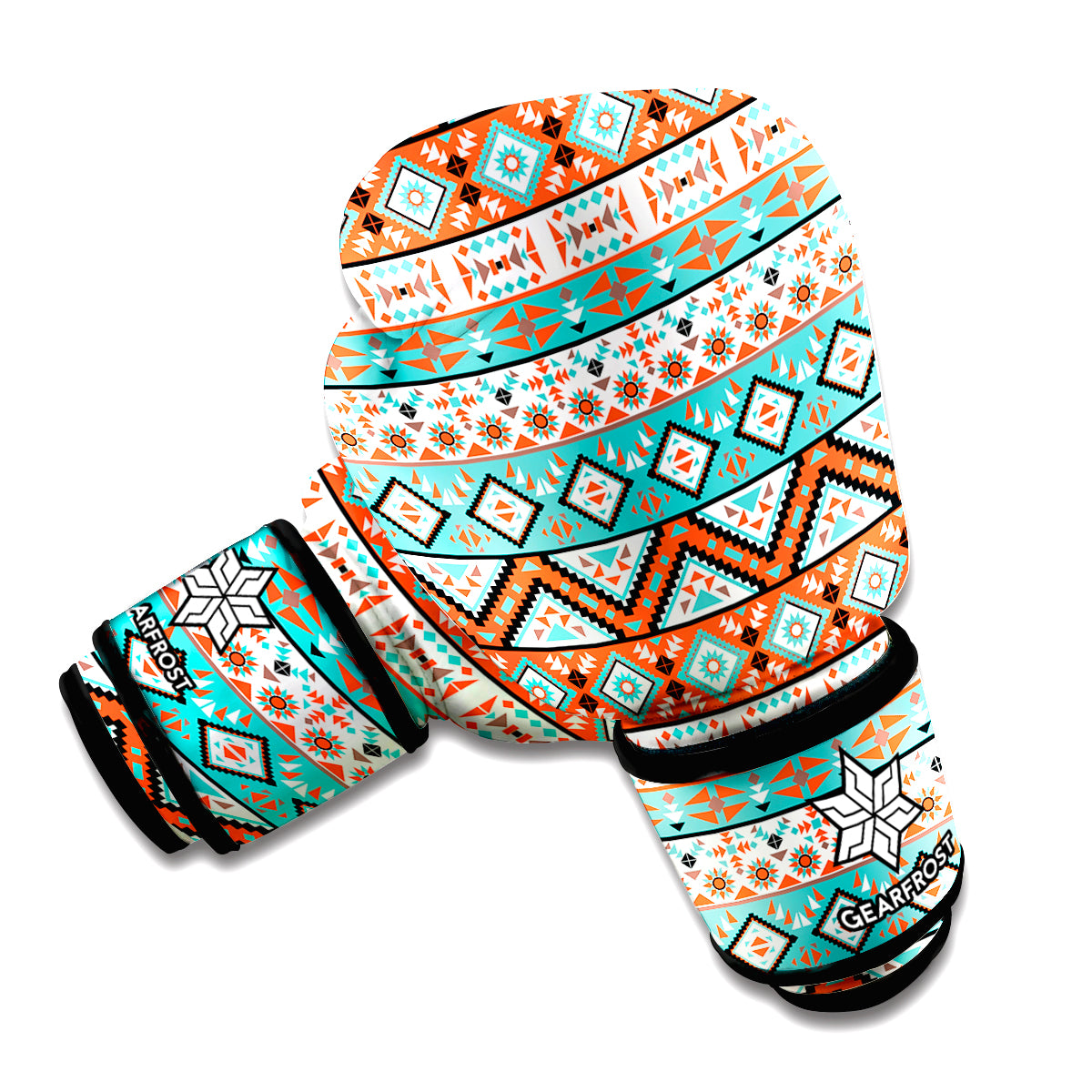 Pendleton Navajo Geometric Pattern Print Boxing Gloves